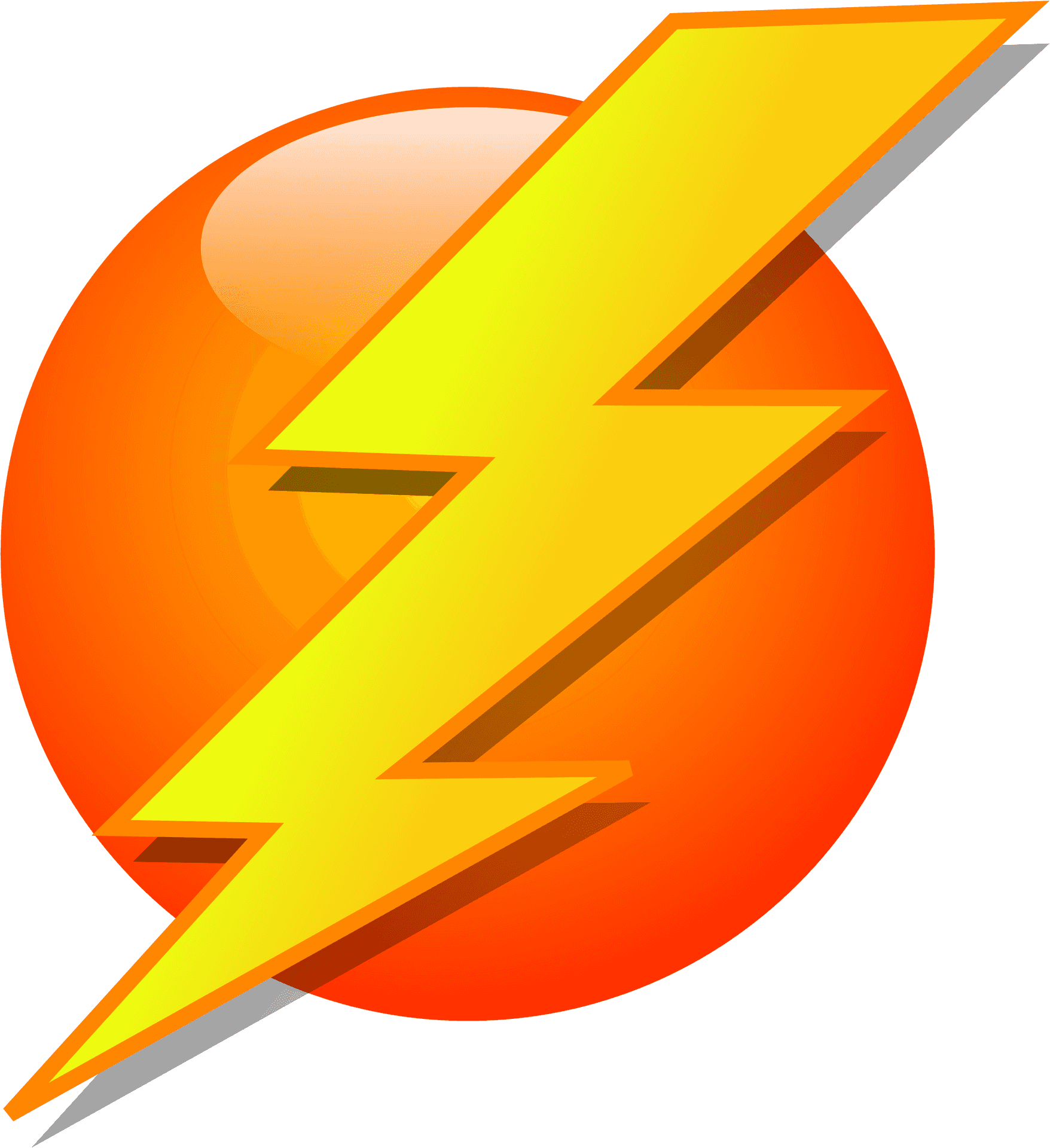 Lightning Bolt Graphic PNG Image