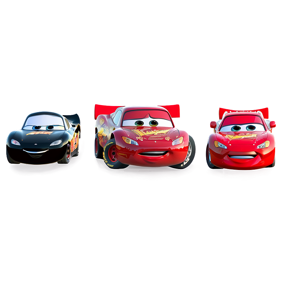 Lightning Mcqueen And Friends Png Dds PNG Image