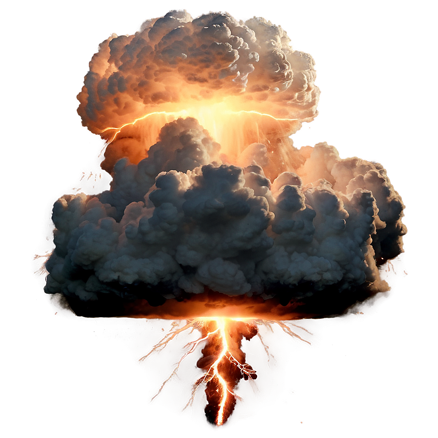 Lightning Strike Explosion Png Frw53 PNG Image