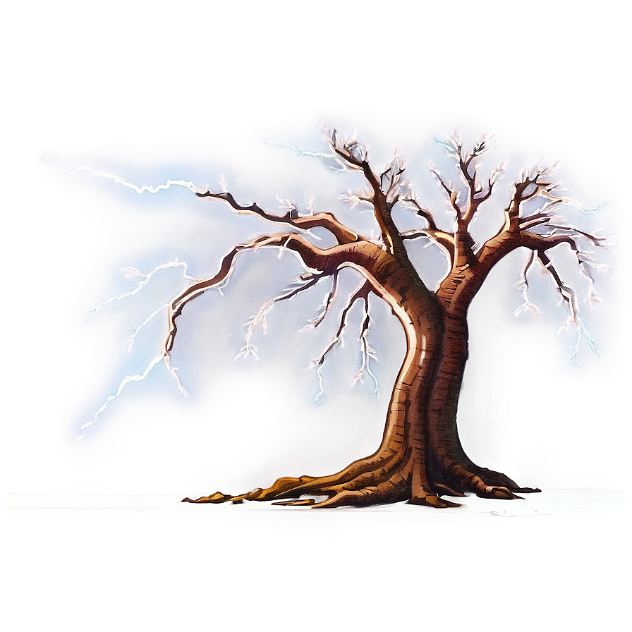 Lightning Struck Trees Png Xyw85 PNG Image