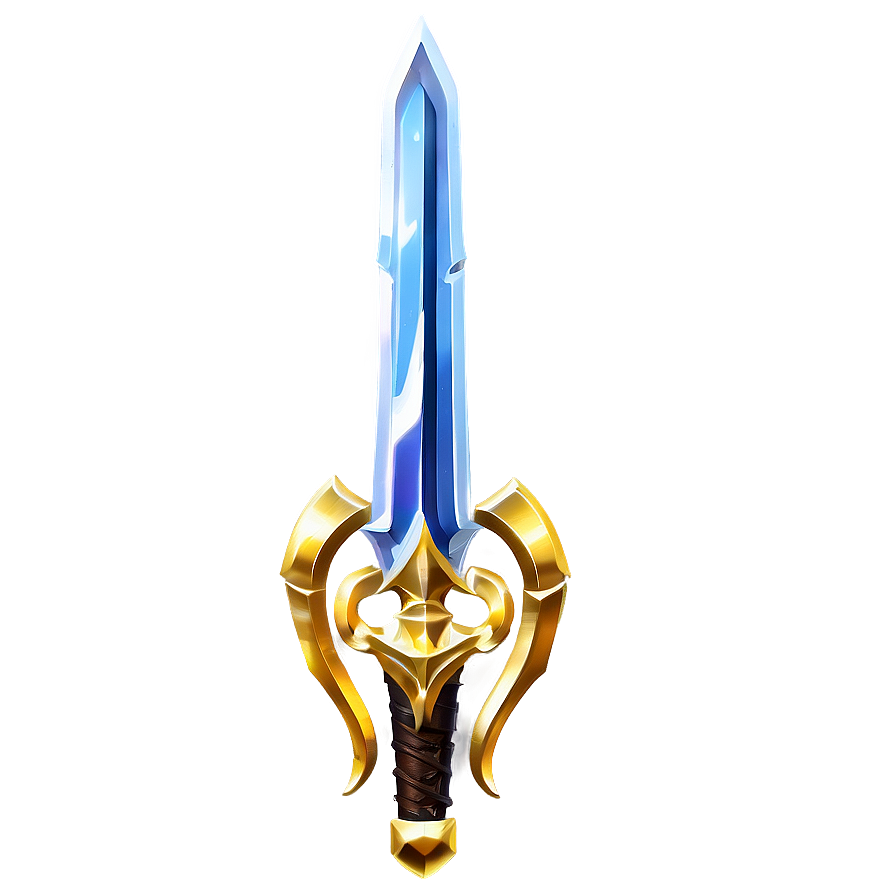 Lightning Sword And Shield Png Iho17 PNG Image