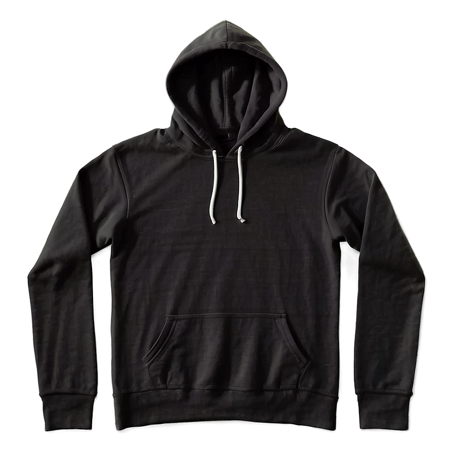 Lightweight Black Hoodie Png Qau PNG Image