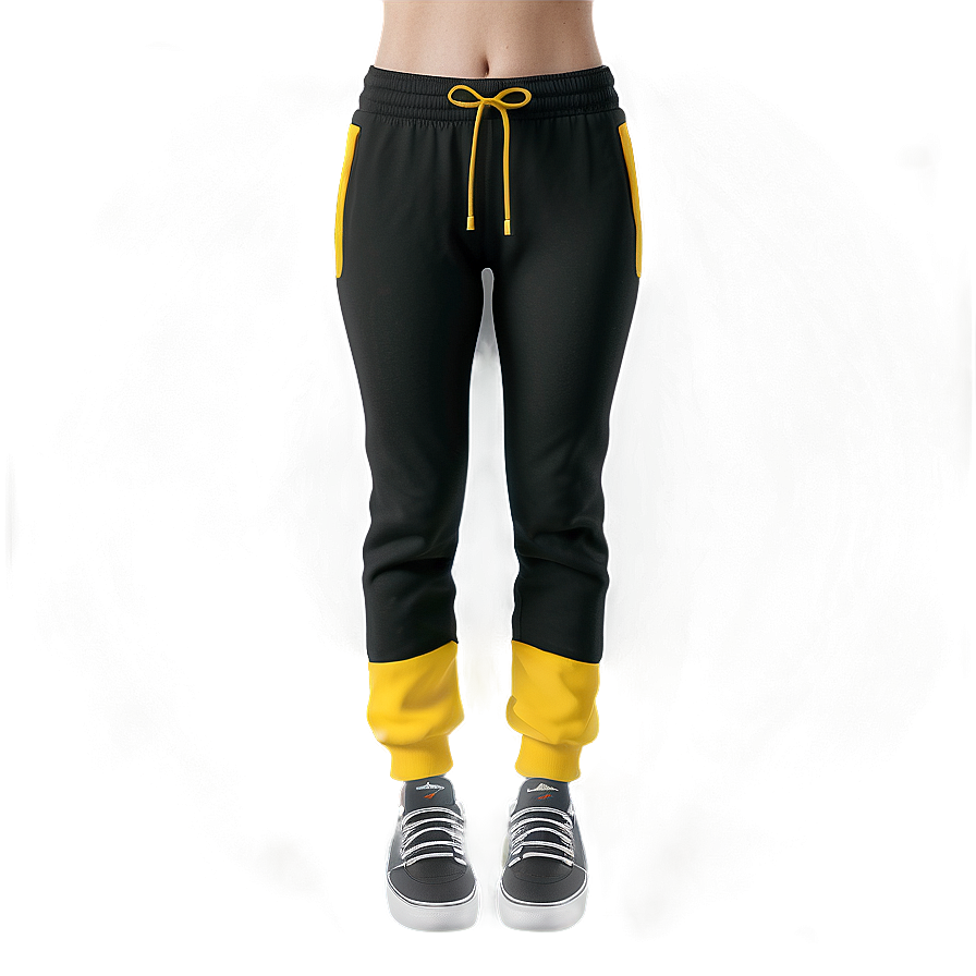 Lightweight Black Sweatpants Png 06132024 PNG Image