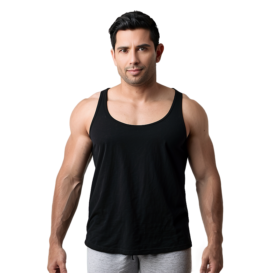 Lightweight Black Tank Top Png 06282024 PNG Image