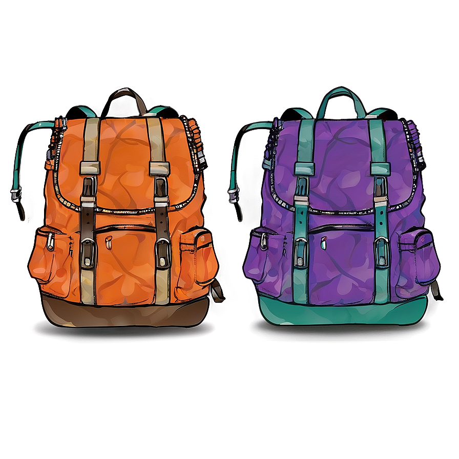 Lightweight Book Bag Travel Png 06282024 PNG Image