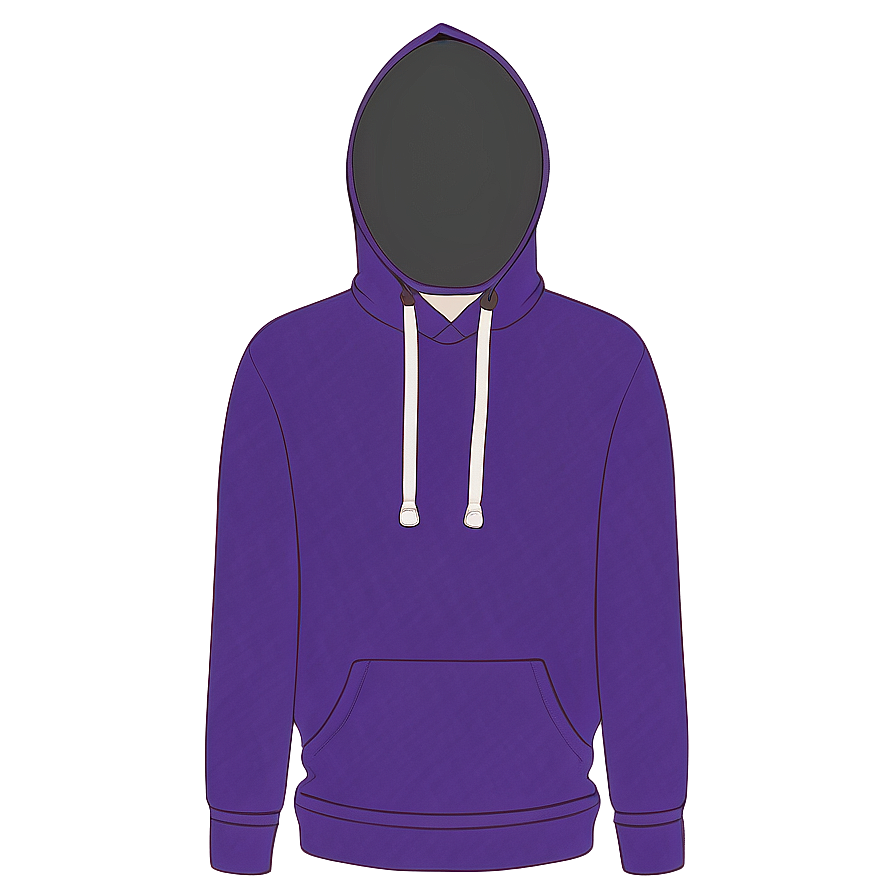 Lightweight Purple Hoodie Sketch Png 28 PNG Image