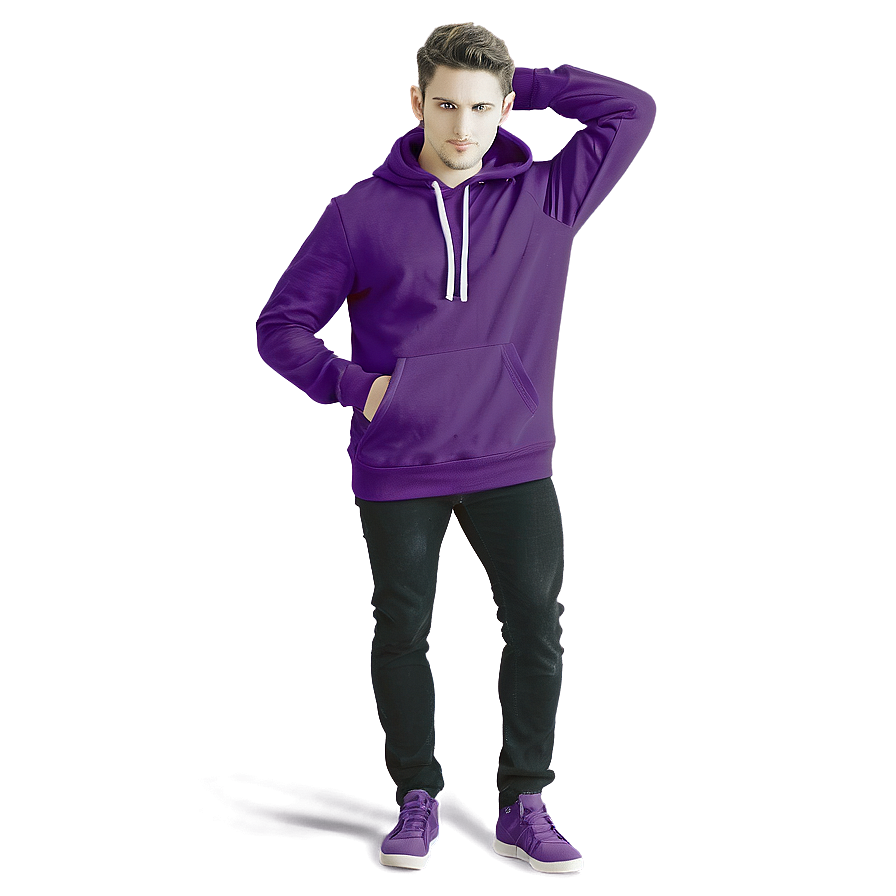 Lightweight Purple Hoodie Sketch Png Uvc PNG Image