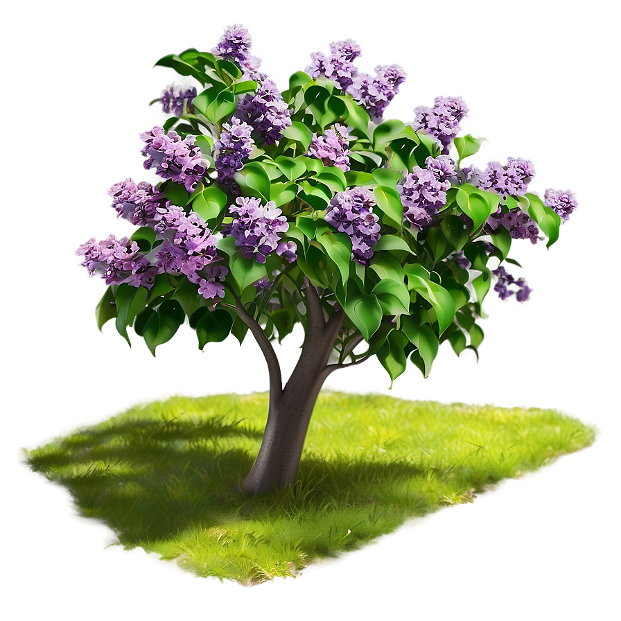 Lilac Bush Png 06122024 PNG Image