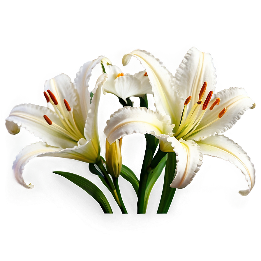 Lilies And Daisies Png Dky PNG Image