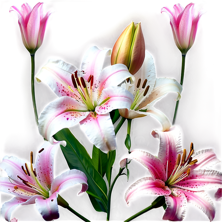 Lilies In Sunshine Png Xte57 PNG Image