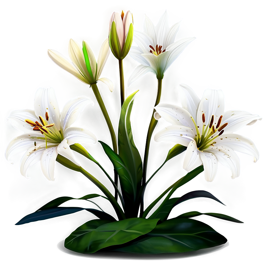 Lilies On Pond Png Gdu PNG Image