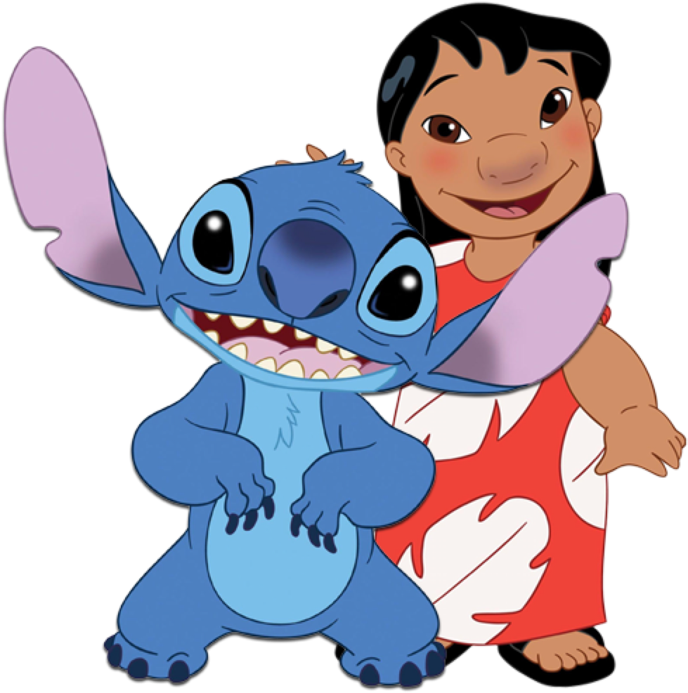 Liloand Stitch Together PNG Image