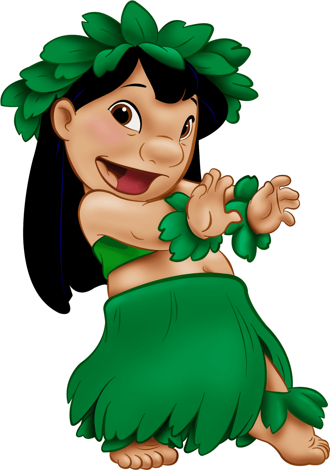 Liloin Hula Outfit PNG Image