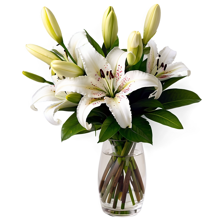 Lily Flower Arrangement Png 06272024 PNG Image