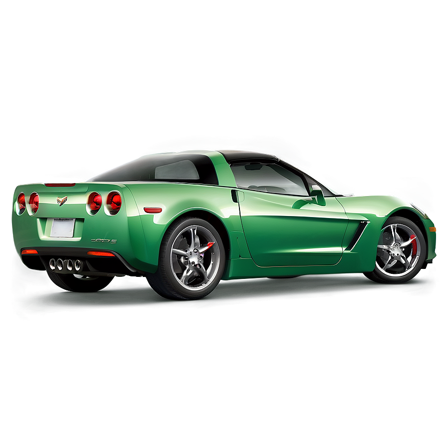 Lime Green Corvette Png Vwt5 PNG Image