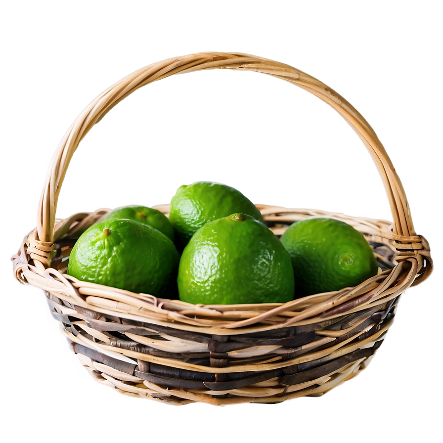 Lime In Basket Png 38 PNG Image