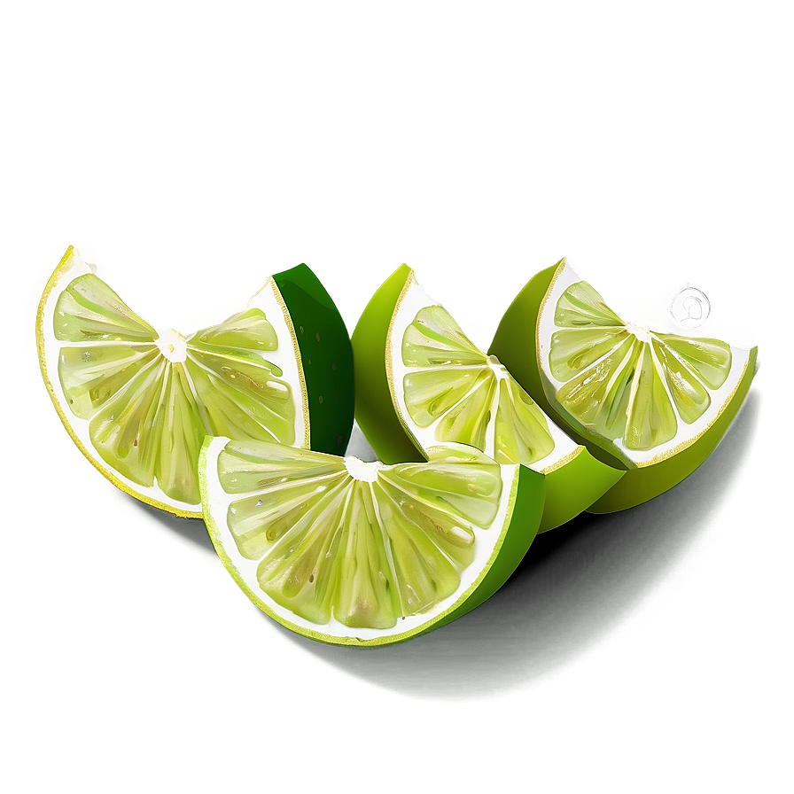 Lime Slice Art Png Sde PNG Image