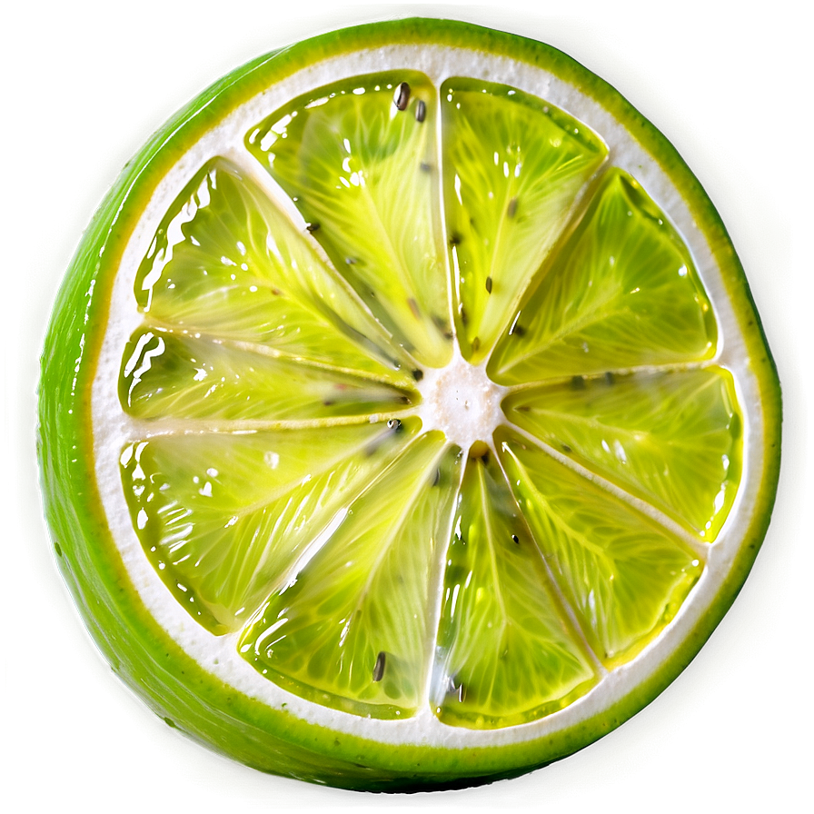 Lime Slice Isolated Png 3 PNG Image