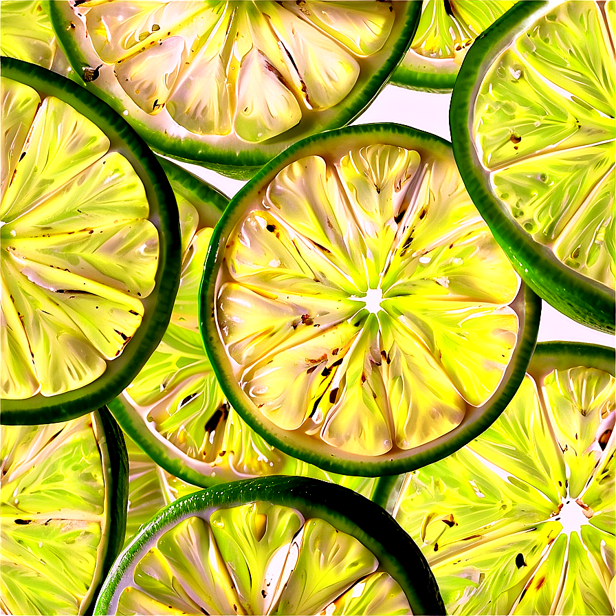 Lime Slice Texture Png Mky PNG Image