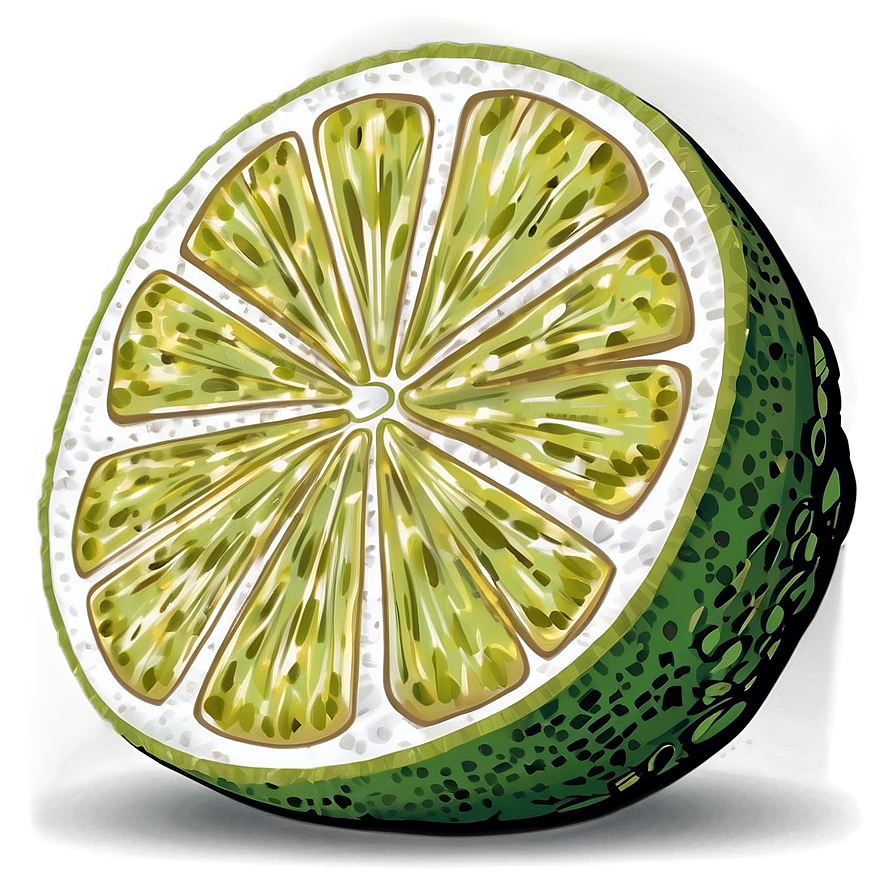 Lime Slice Vector Png Ydq PNG Image