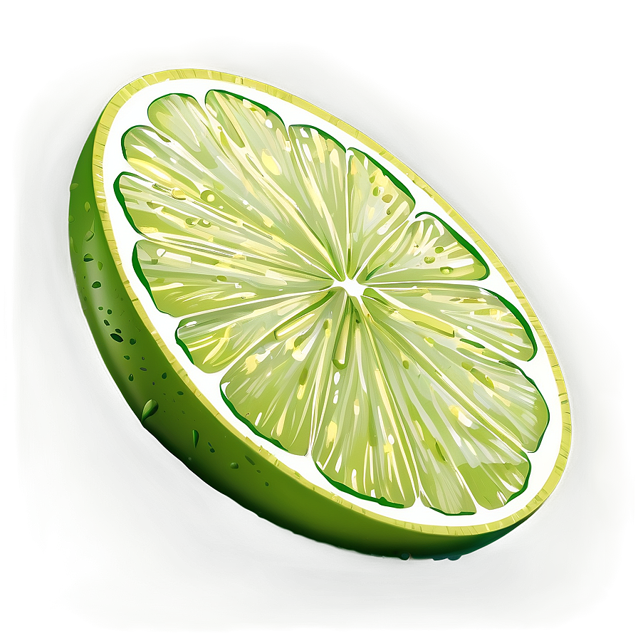 Lime Slice Zesty Png Wlu43 PNG Image