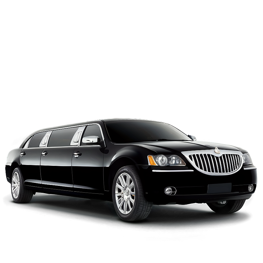 Limousine Black Car Png 06262024 PNG Image