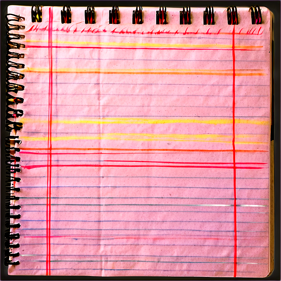 Lined Notebook Paper Texture Png Yhf87 PNG Image