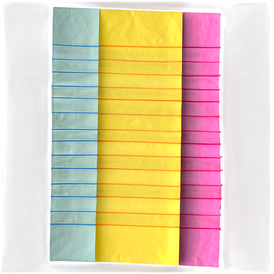 Lined Post It Note Png 05252024 PNG Image