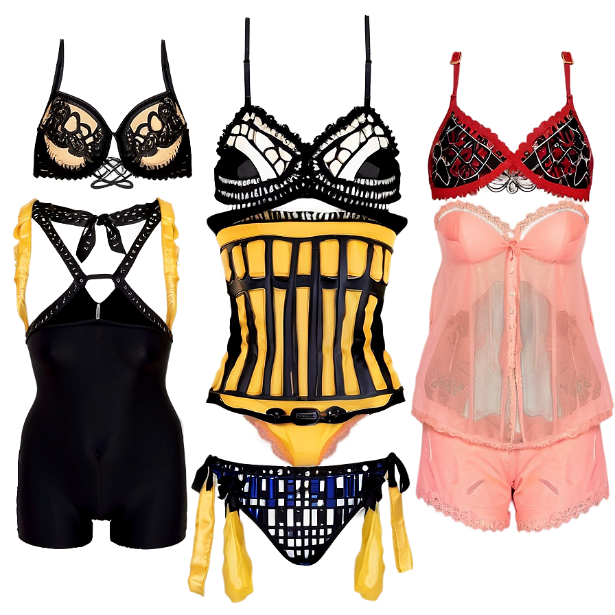 Lingerie And Sleepwear Png 06112024 PNG Image