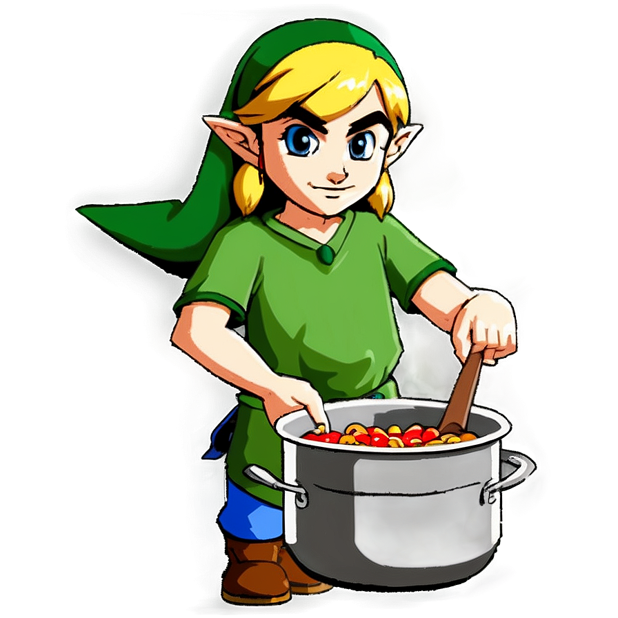 Link Cooking Png 05212024 PNG Image