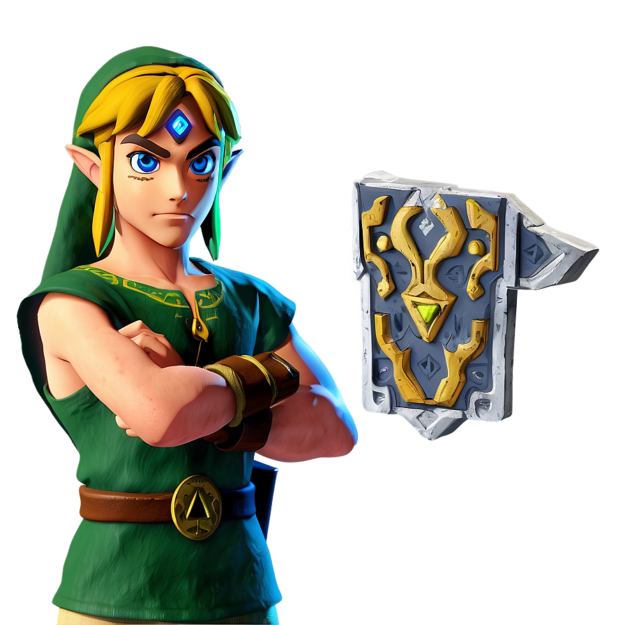 Link With Sheikah Slate Png Bxb PNG Image