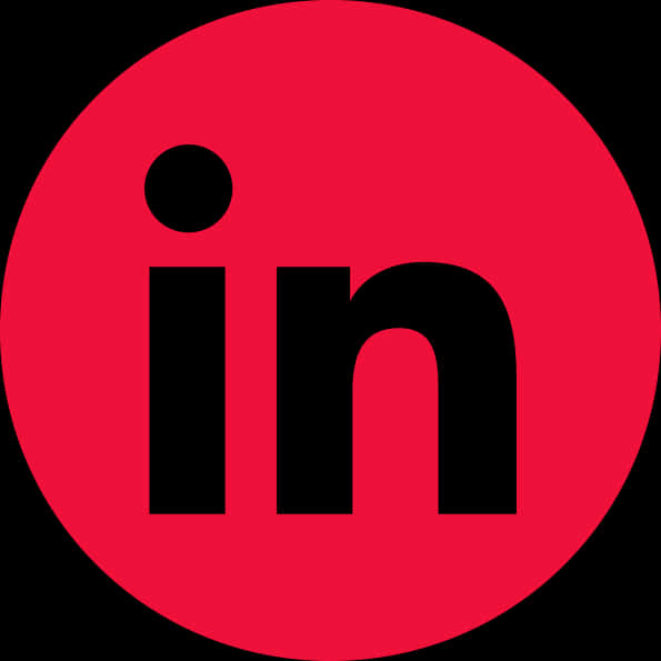 Linked In Red Logo PNG Image