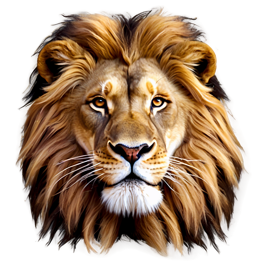 Lion Face Illustration Png Iyk71 PNG Image