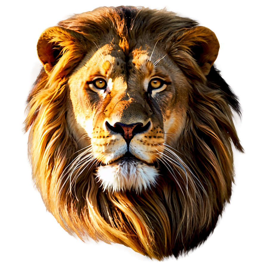 Lion Face In Detail Png 06122024 PNG Image