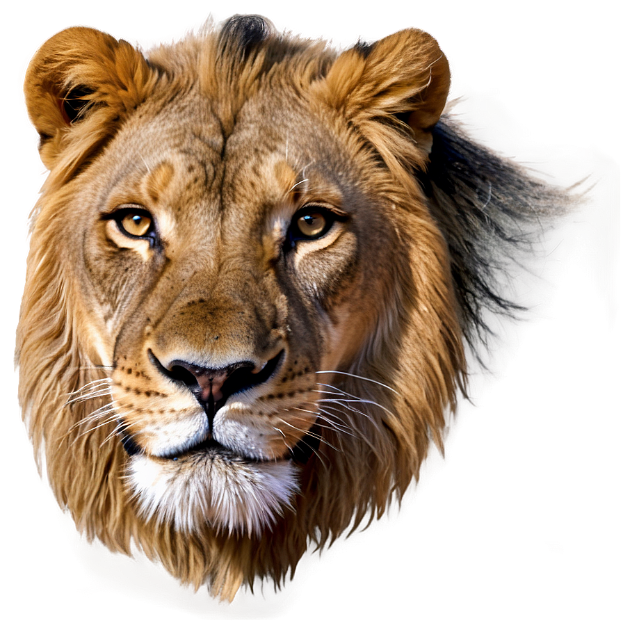 Lion Face With Scar Png Ntp35 PNG Image