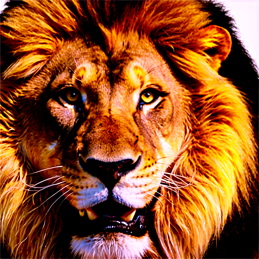 Lion Facial Expression Png 06122024 PNG Image