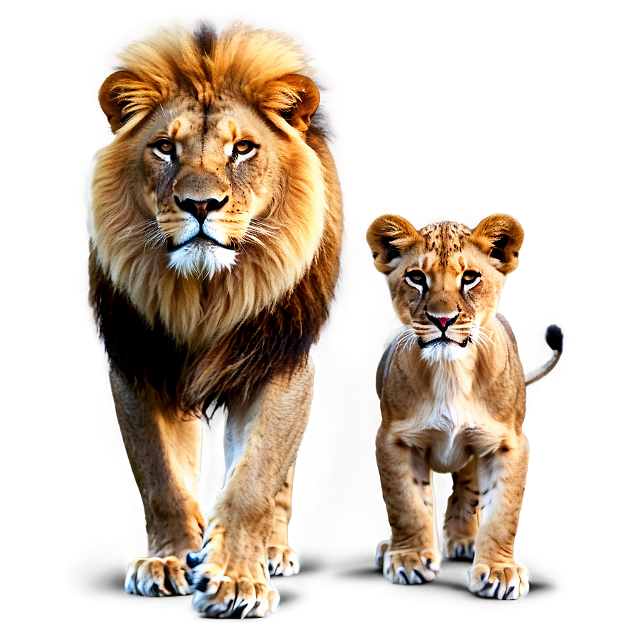 Lion Family Pride Png 05032024 PNG Image