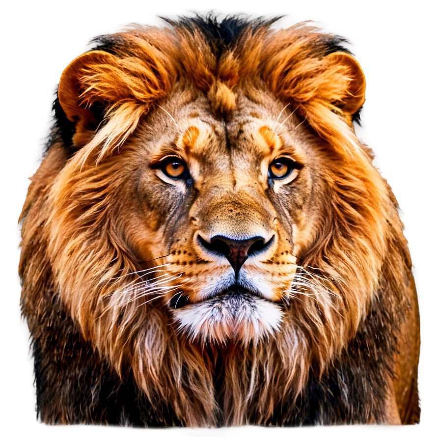 Lion In Natural Habitat Png Est17 PNG Image