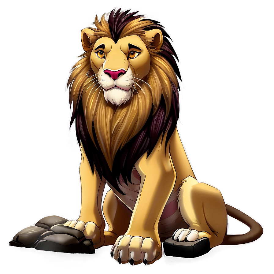 Lion King On Throne Png Rce9 PNG Image