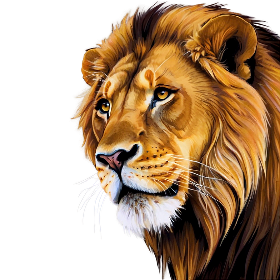 Lion Vector Illustration Png 19 PNG Image