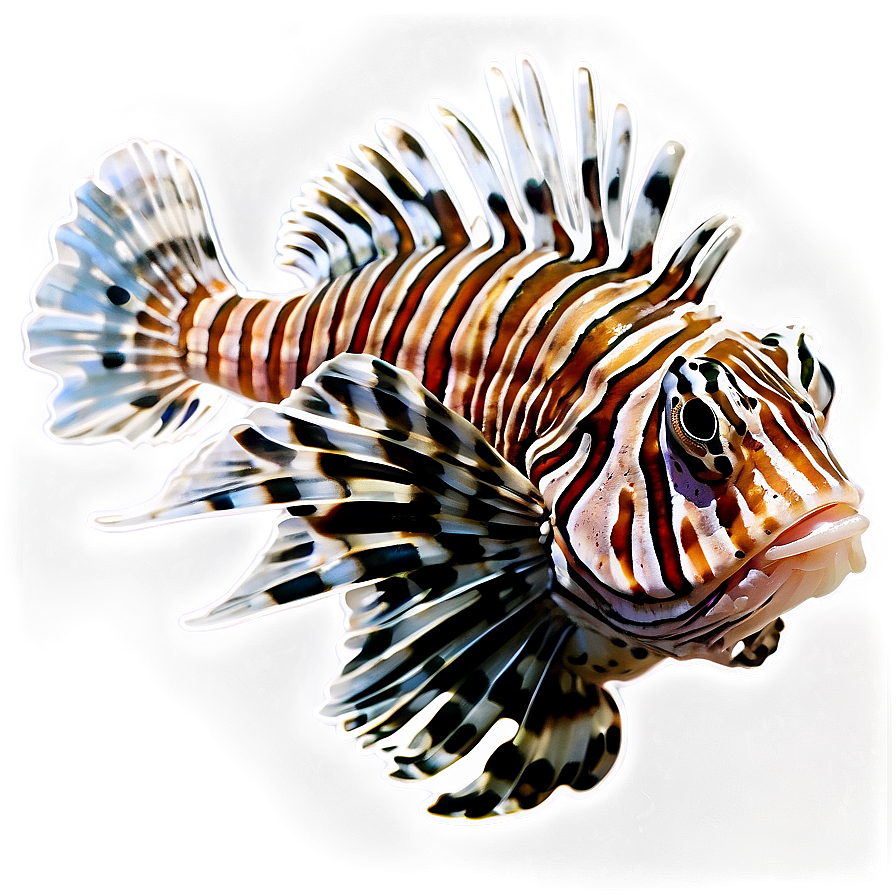 Lionfish Profile Png Acu80 PNG Image