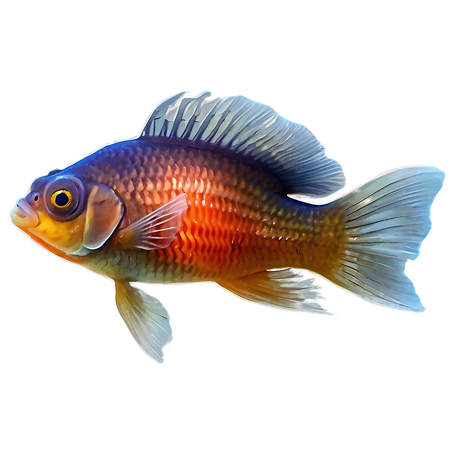 Lionhead Goldfish Png Bqy60 PNG Image