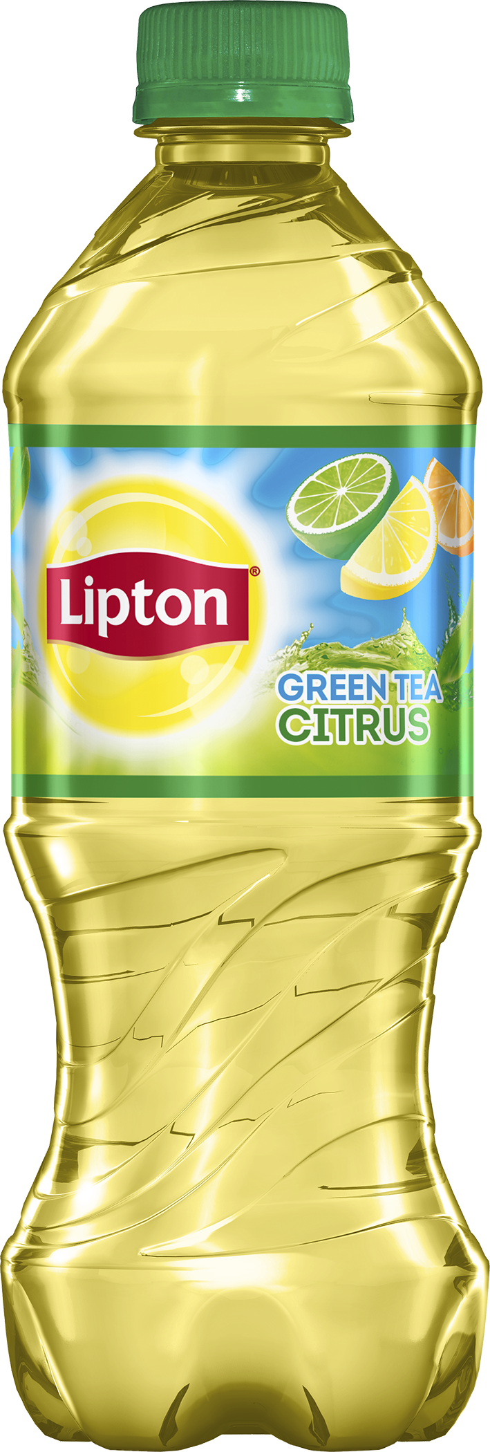 Lipton Green Tea Citrus Bottle PNG Image