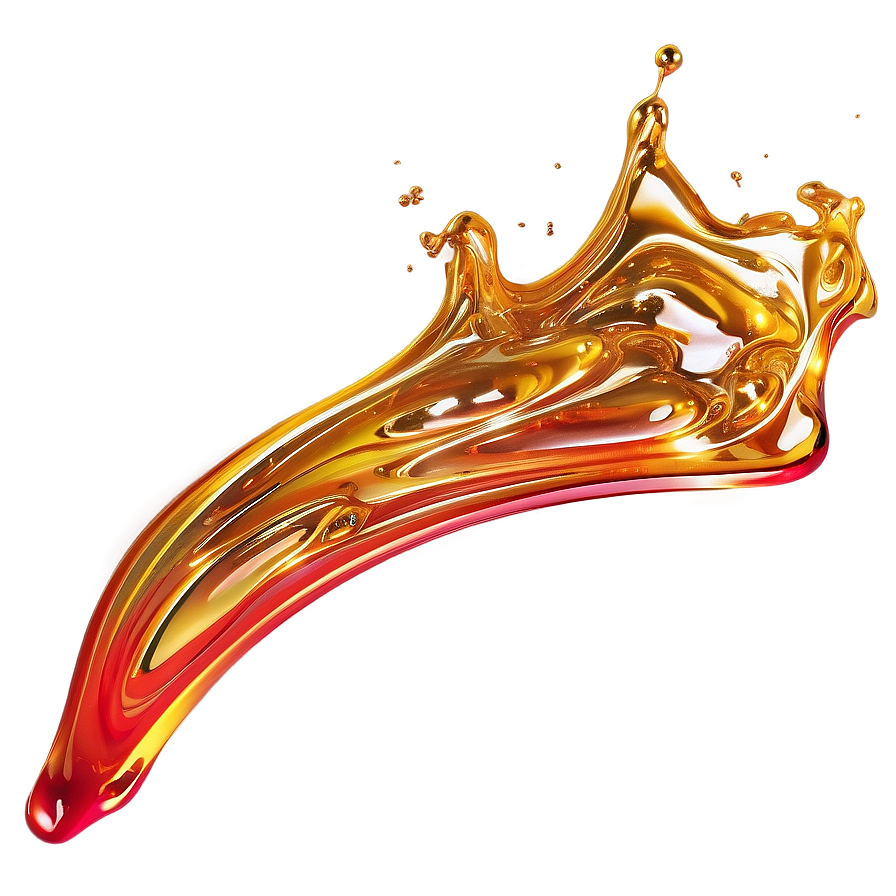 Liquid Gold Splash Effect Png Xsj PNG Image