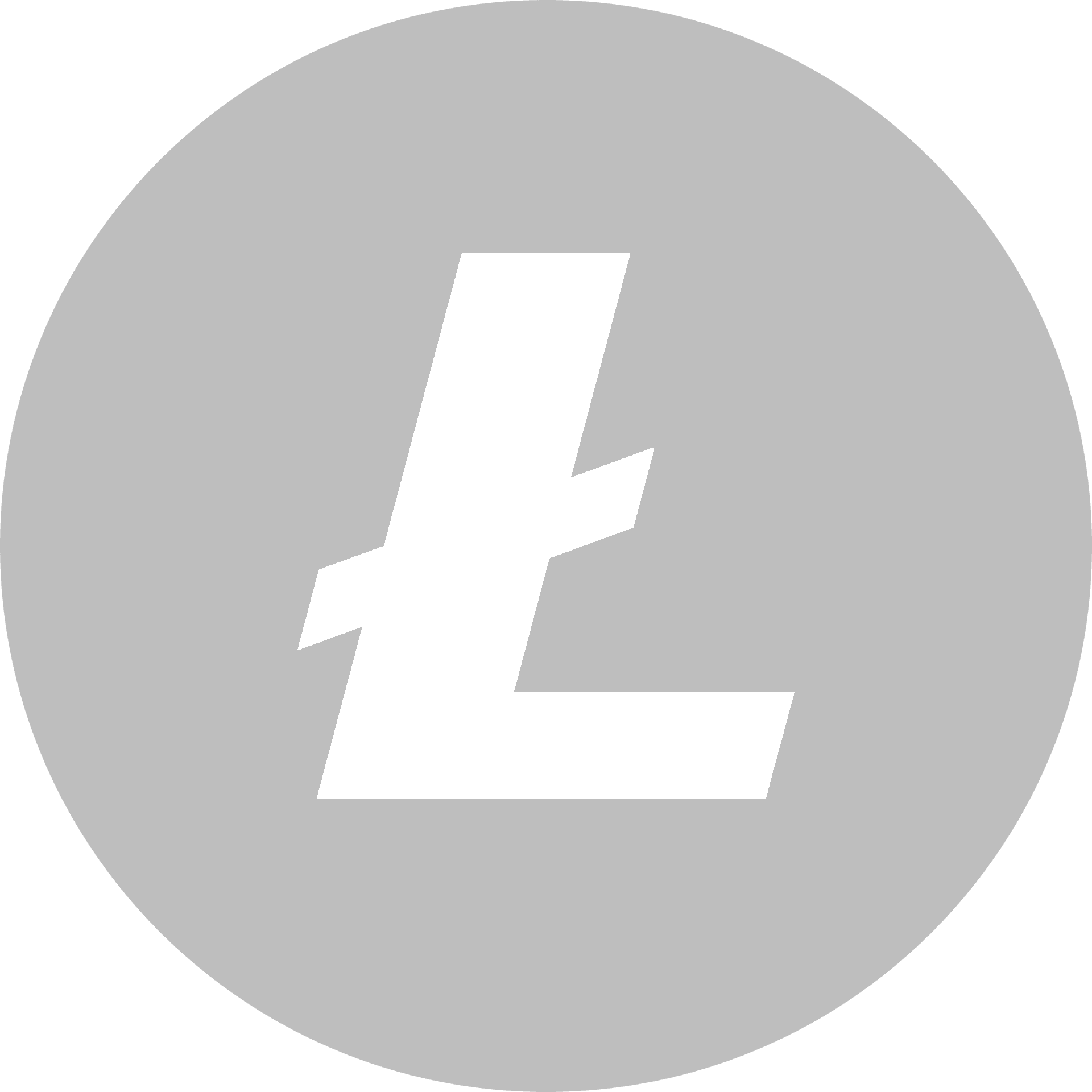 Litecoin Cryptocurrency Logo PNG Image