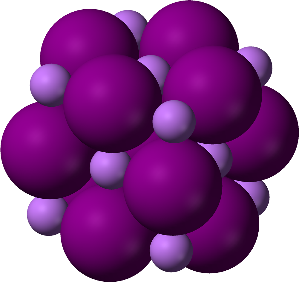 Lithium Atom Model3 D Rendering PNG Image