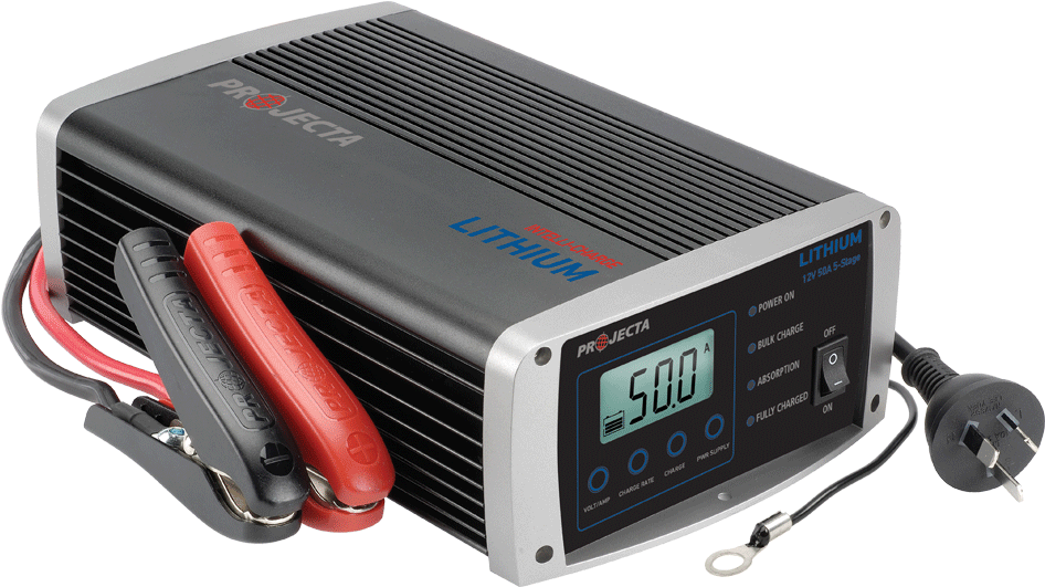 Lithium Battery Charger Device PNG Image