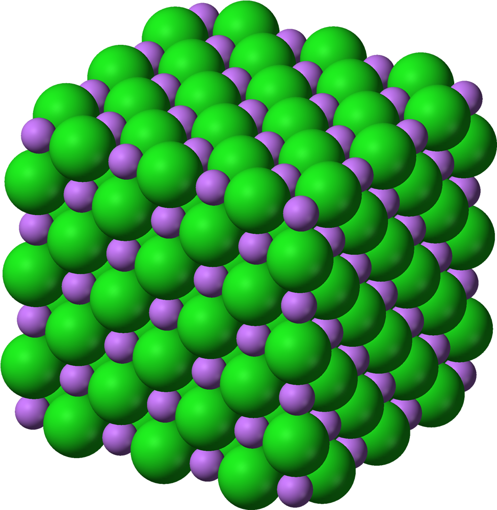 Lithium Crystal Structure3 D Model PNG Image