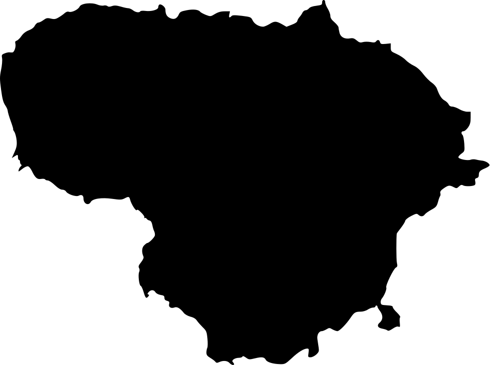 Lithuania Silhouette Outline PNG Image