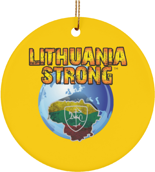 Lithuania Strong Ornament PNG Image